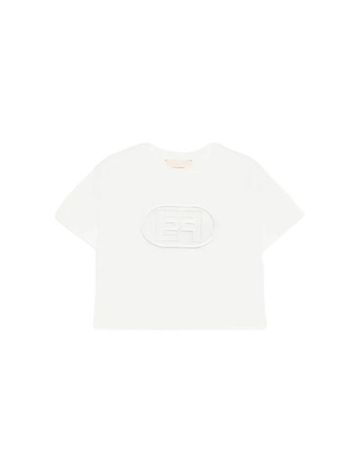 T-shirt, bambina, logata. ELISABETTA FRANCHI | EGTS093 0 JE0060000